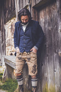HENRI Rückenansicht – Hangowear Herren Vegane Trachten-Bermuda