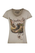 BEGONIA Trachten-Shirt Damen – Hangowear Trachtenbluse für Oktoberfest