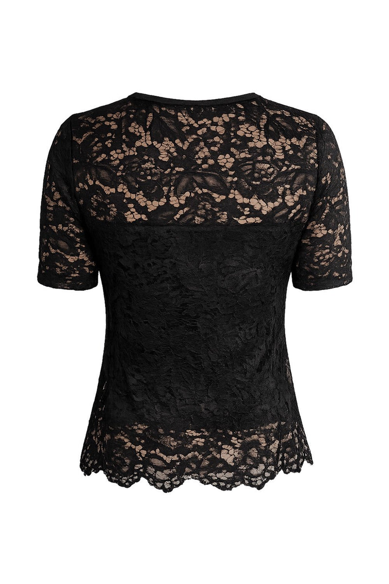 BONITA Rückenansicht – Hangowear Damen Trachtenbluse