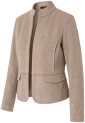 FIRENZE COSY Damen-Jacke Beige Vorderansicht in Trageform – Hangowear
