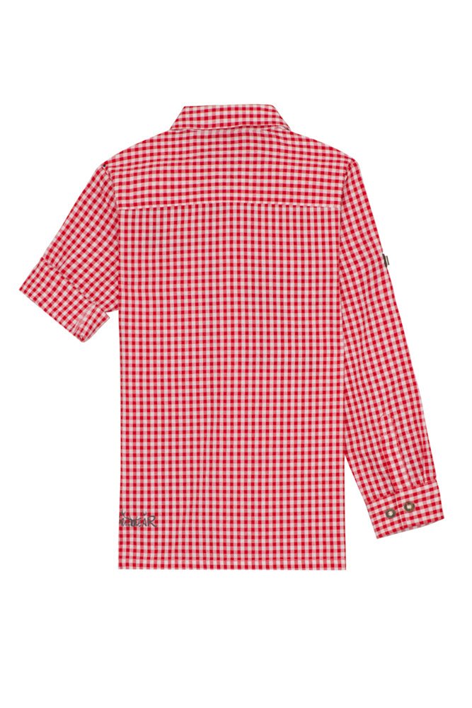 GIDEON KIDS Rückenansicht – Hangowear Kinder Trachtenhemd