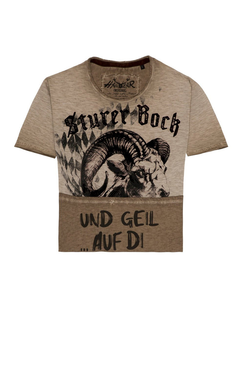 GODWIN BAVARIA Herren T-Shirt Detailansicht – Hangowear Trachtenmode