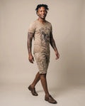 HECTOR CARGO Herren-Hose Schlamm am Model in Bewegung – Hangowear