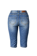 HENDRINA DENIM KNIEBUND LEO Rückenansicht – Hangowear Denim-Kniebundhose Leo für Volksfest