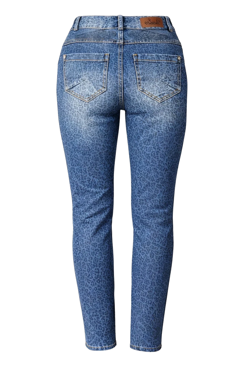 MODELL: HENDRINA DENIM CLASSIC LEO - Hosen & Shorts - Trachtenflirt