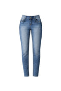 HENDRINA DENIM CLASSIC LEO Trachten-Jeans Damen – Hangowear Denim mit Leo-Muster