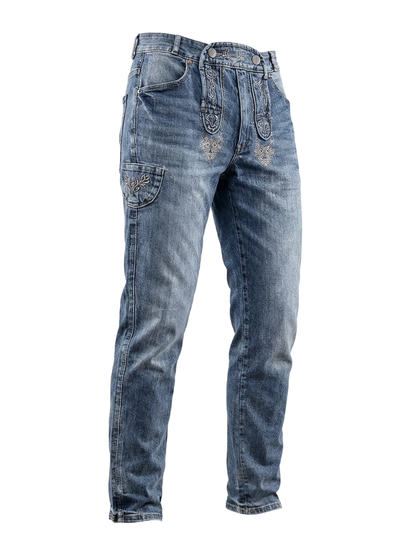MODELL: HENRI DENIM CLASSIC - Hosen & Shorts - Trachtenflirt