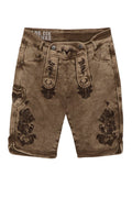 HENRI Vegane Lederhose Herren – Hangowear Trachten-Bermuda für Oktoberfest & Volksfest