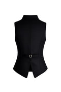 JAMILA SCHWARZ Rückenansicht – Hangowear Damen Schwarze Trachtenjacke
