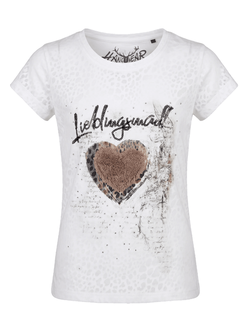 MAGGY KIDS Kinder-Shirt Offwhite Vorderansicht – Hangowear
