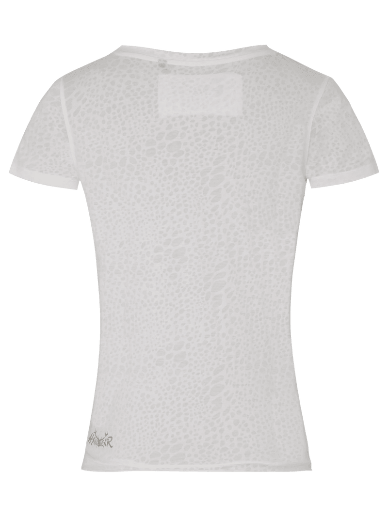 MAGGY Damen Trachten-Shirt Offwhite Rückansicht – Hangowear Trachtenmode