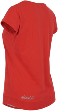 MAJA Damen-Shirt Rot Rückansicht in Trageform – Hangowear