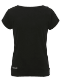 MAJA Damen Trachten-Shirt Schwarz Rückansicht – Hangowear Trachtenmode