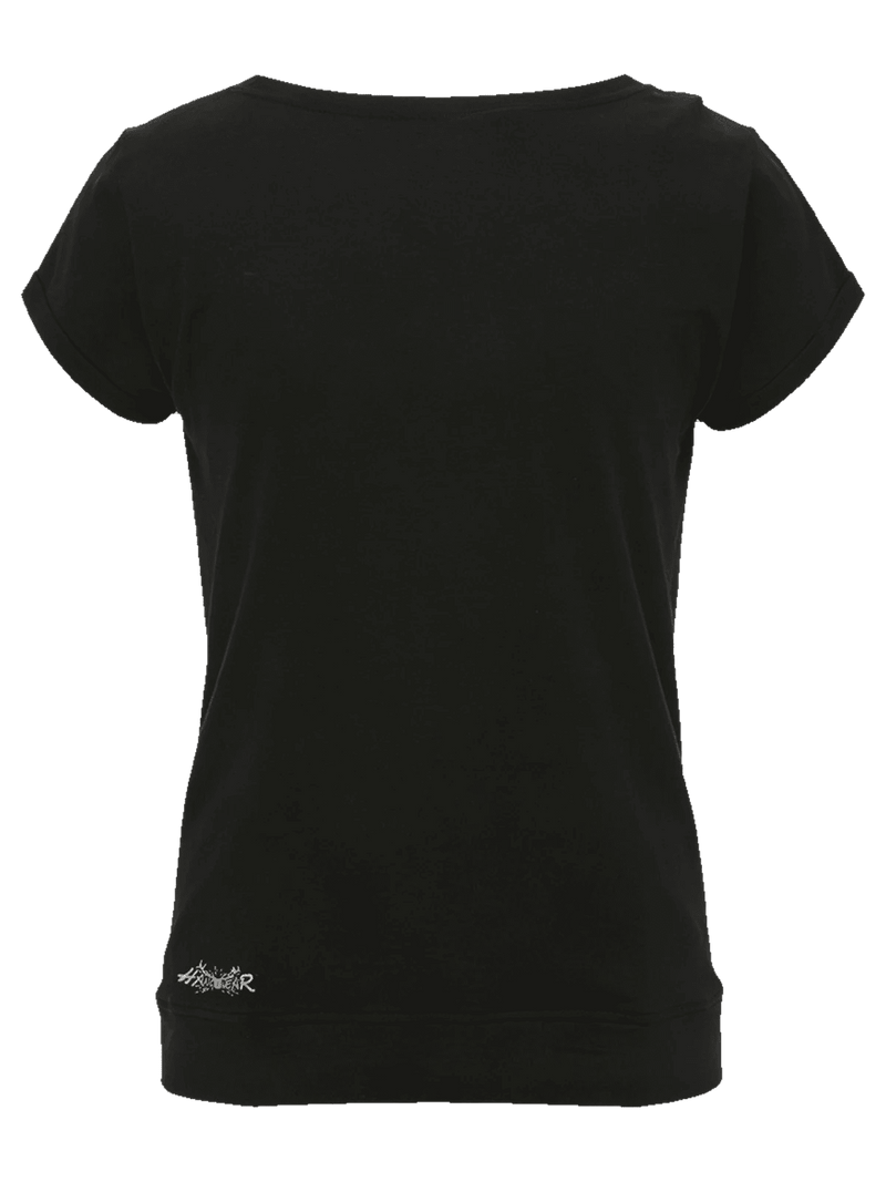 MAJA Damen Trachten-Shirt Schwarz Rückansicht – Hangowear Trachtenmode