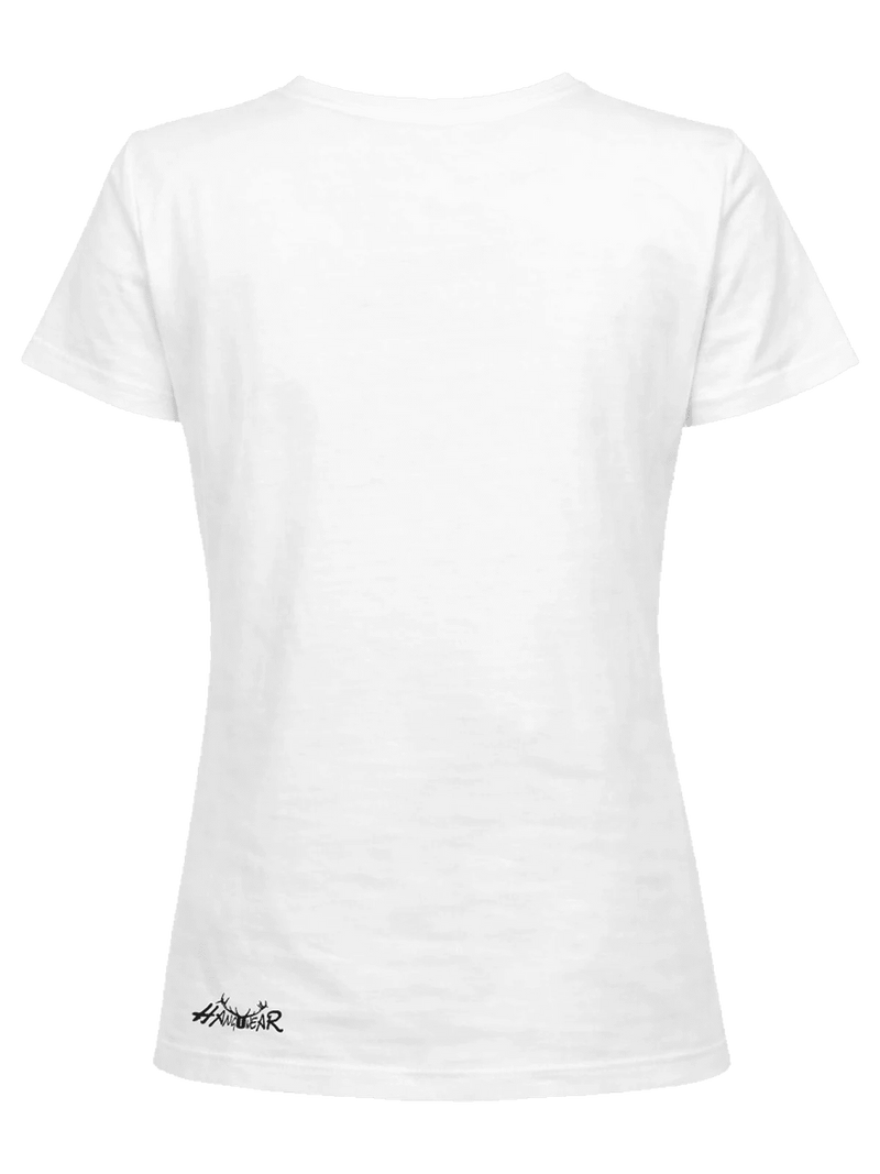 MARGA Damen Trachten-Shirt Weiß Rückansicht – Hangowear Trachtenmode