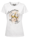 MARGA Damen Trachten-Shirt Weiß – Hangowear Trachtenmode für Volksfest & Biergarten