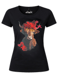 MARIANNE Damen Trachten-Shirt Schwarz – Hangowear Trachtenmode für Oktoberfest & Volksfest