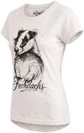 MARILYN KIDS Kinder-Shirt Beige Vorderansicht in Trageform – Hangowear