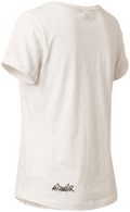 MATILDA Damen-Shirt Offwhite Rückansicht in Trageform – Hangowear