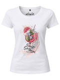 MELLI Damen Trachten-Shirt Weiß – Hangowear Trachtenmode für Oktoberfest & Volksfest