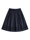 MERETE Damen-Rock Schwarz Vorderansicht – Hangowear