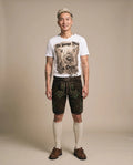 MERLIN Herren-Shirt Weiß am Model, Vorderansicht – Hangowear