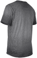 MIKA Herren-Shirt Grau Rückansicht in Trageform – Hangowear