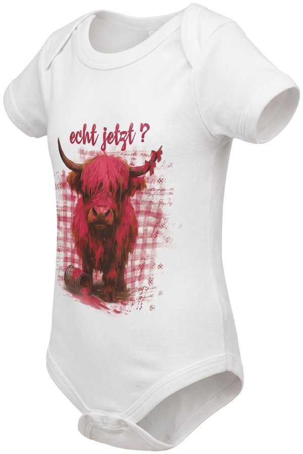 MIMI BABY Kinder-Body Weiß Vorderansicht in Trageform – Hangowear