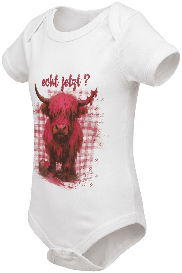 MIMI BABY Kinder-Body Weiß Vorderansicht in Trageform – Hangowear