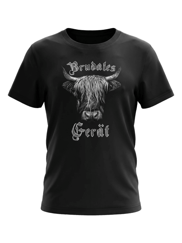 MONTY KIDS Kinder-Shirt Schwarz Vorderansicht – Hangowear