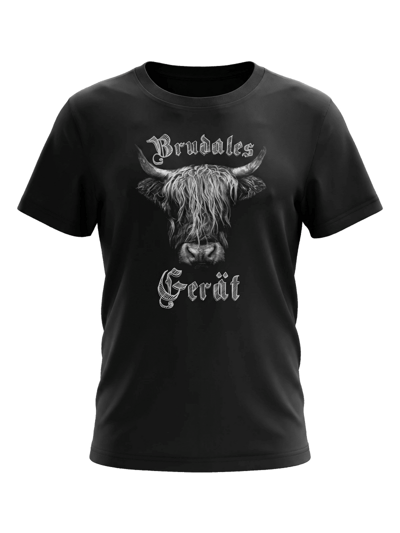 MONTY KIDS Kinder-Shirt Schwarz Vorderansicht – Hangowear