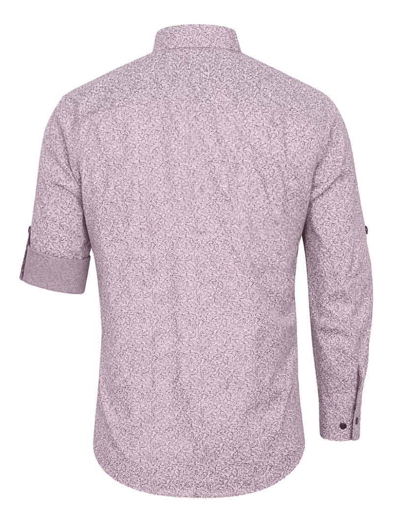 PLUTO Herren-Hemd Rose Rückansicht – Hangowear