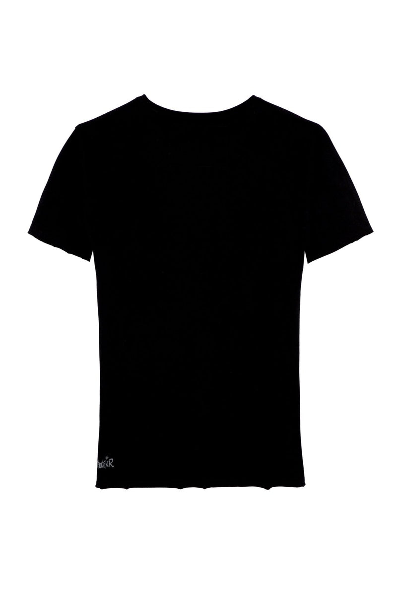QANI MEN Trachten-Shirt Herren Schwarz Rückenansicht – Hangowear Trachten-T-Shirt