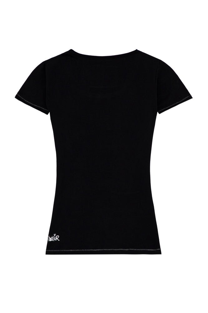 QUENTAYA DELUXE Rückenansicht – Hangowear Damen Trachten-Shirt