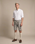 RALKO Herren-Hose Hellgrau am Model, Vorderansicht – Hangowear