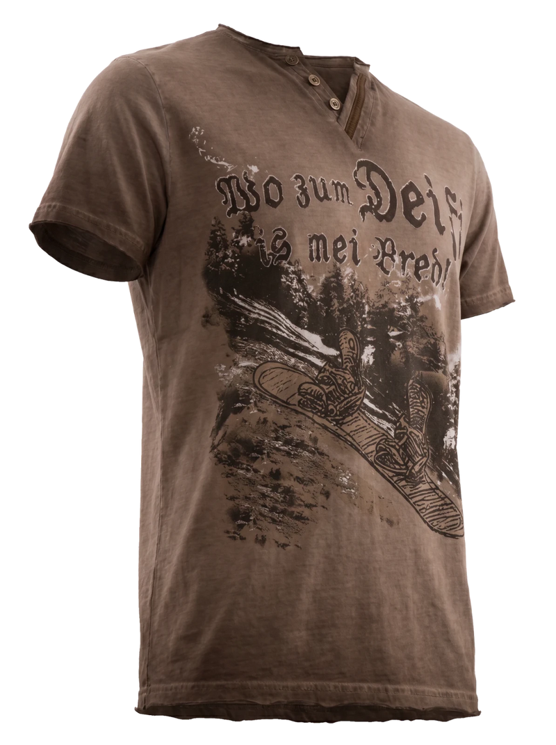 MODELL: SNOWBOARDER - T-Shirts & Polos - Trachtenflirt