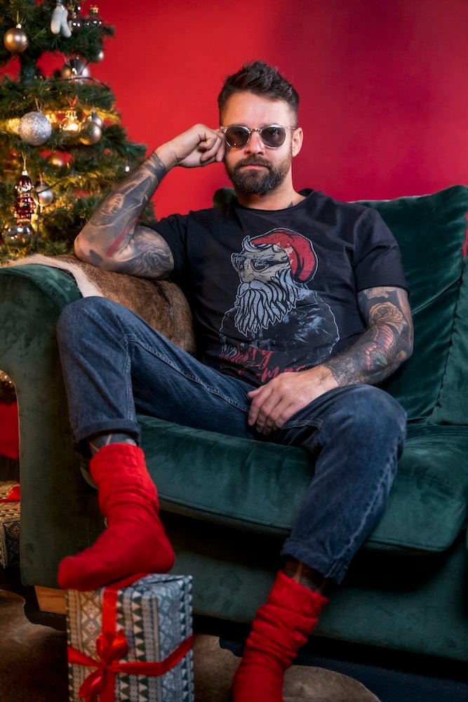 MODELL: MERRY CHRISTMAS - T-Shirts & Polos - Trachtenflirt
