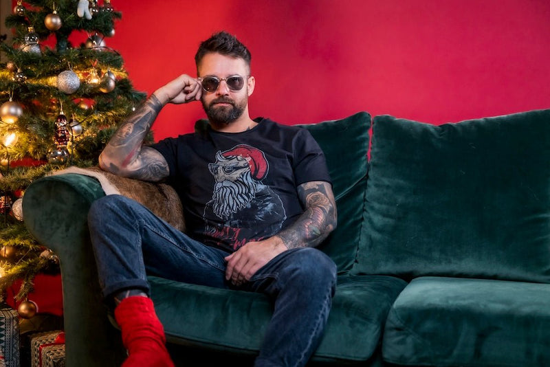 MODELL: MERRY CHRISTMAS - T-Shirts & Polos - Trachtenflirt