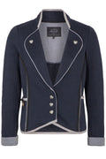 LARA Trachtenjacke Dunkelblau Front – Hangowear Damen Trachtenjanker für Oktoberfest