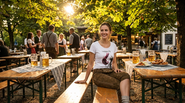 Biergarten Outfit 2026 – So geht Bayern-Style unter der Kastanie - Trachtenflirt