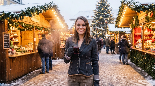 Weihnachtsmarkt Outfit Damen 2026 – Stilvoll durch die Adventssaison - Trachtenflirt