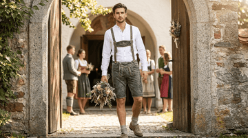Trachtenoutfit Hochzeit Herren 2026 – So klappts mit der Lederhose - Trachtenflirt