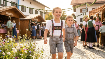Kinder Trachtenmode 2026 – Der perfekte Familien-Look für Oktoberfest & Volksfest - Trachtenflirt