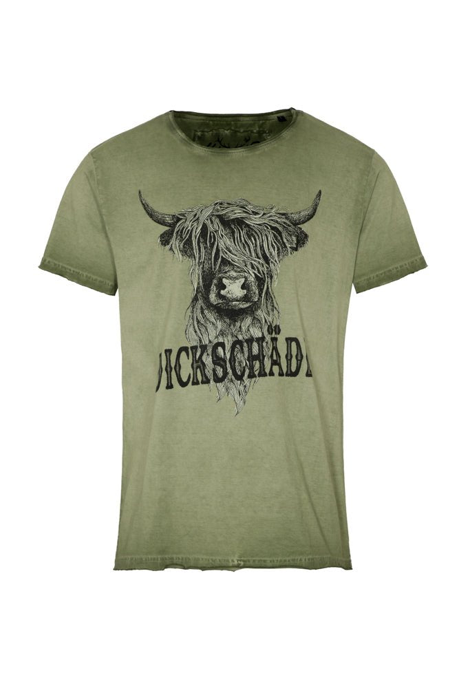 QANI MEN Trachtenhemd Herren Detail – Hangowear Trachten-Shirt Herren in verschiedenen Farben