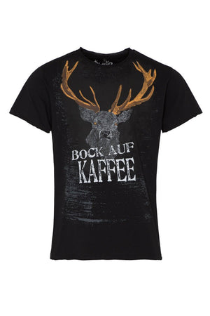 MODELL: BOCK AUF KAFFEE - T - Shirts & Polos - Trachtenflirt