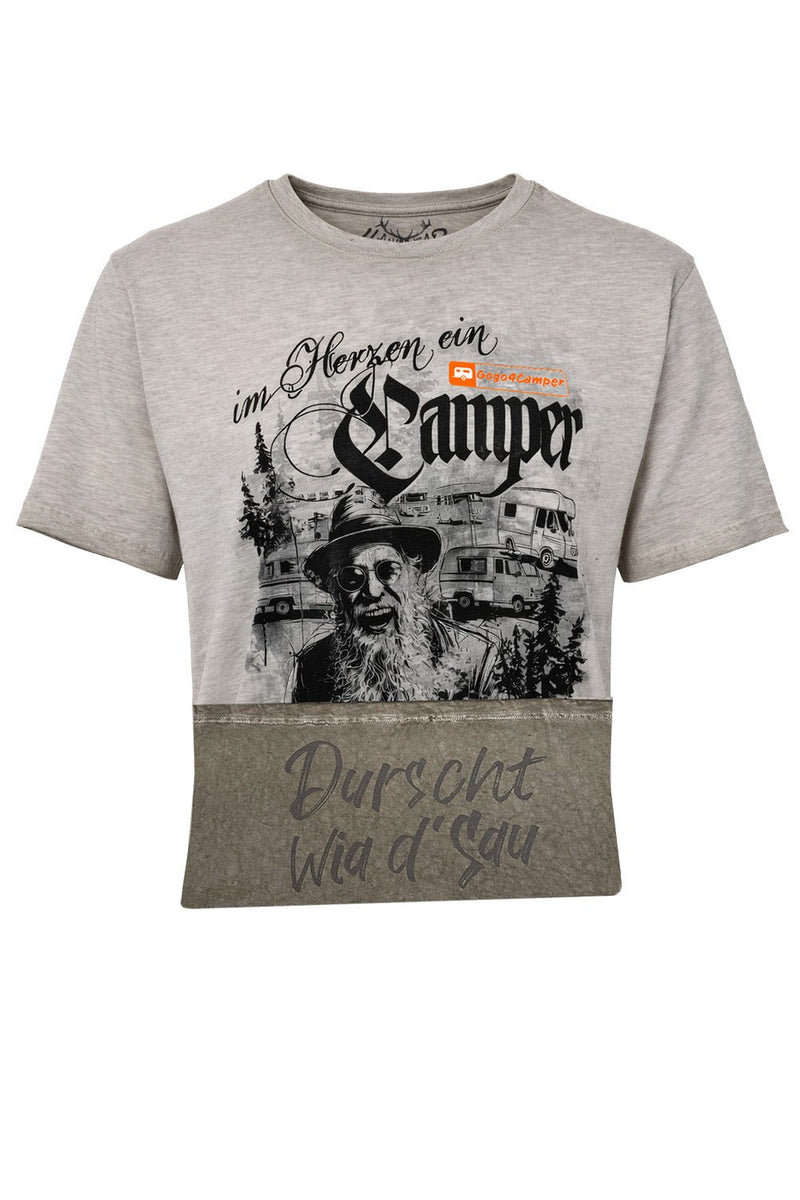 Gogo4Camper Herren Fan T-Shirt Innenprint – Hangowear Trachtenmode