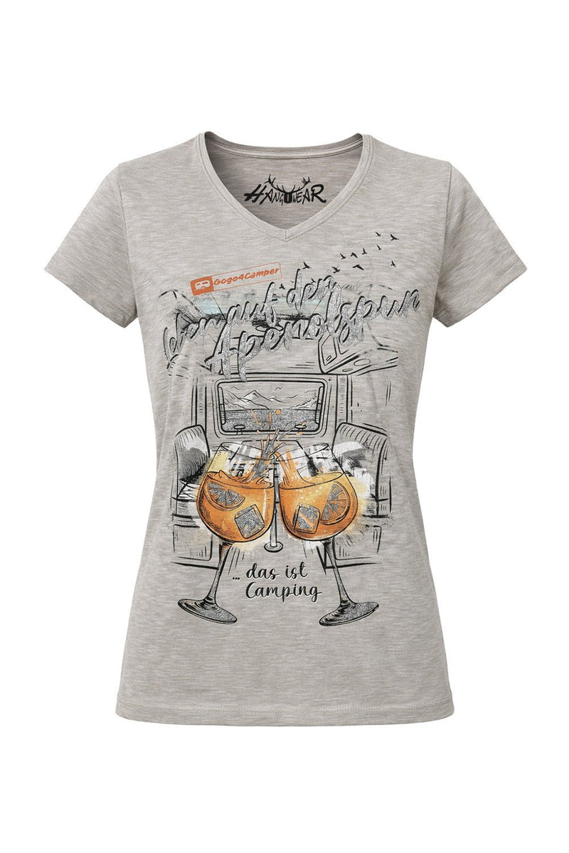 Gogo4Camper Damen Fan T-Shirt Front – Hangowear Trachtenmode