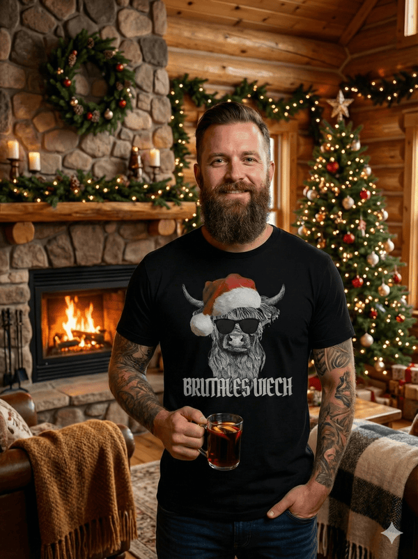 MODELL: BRUTALES VIECH - T-Shirts & Polos - Trachtenflirt