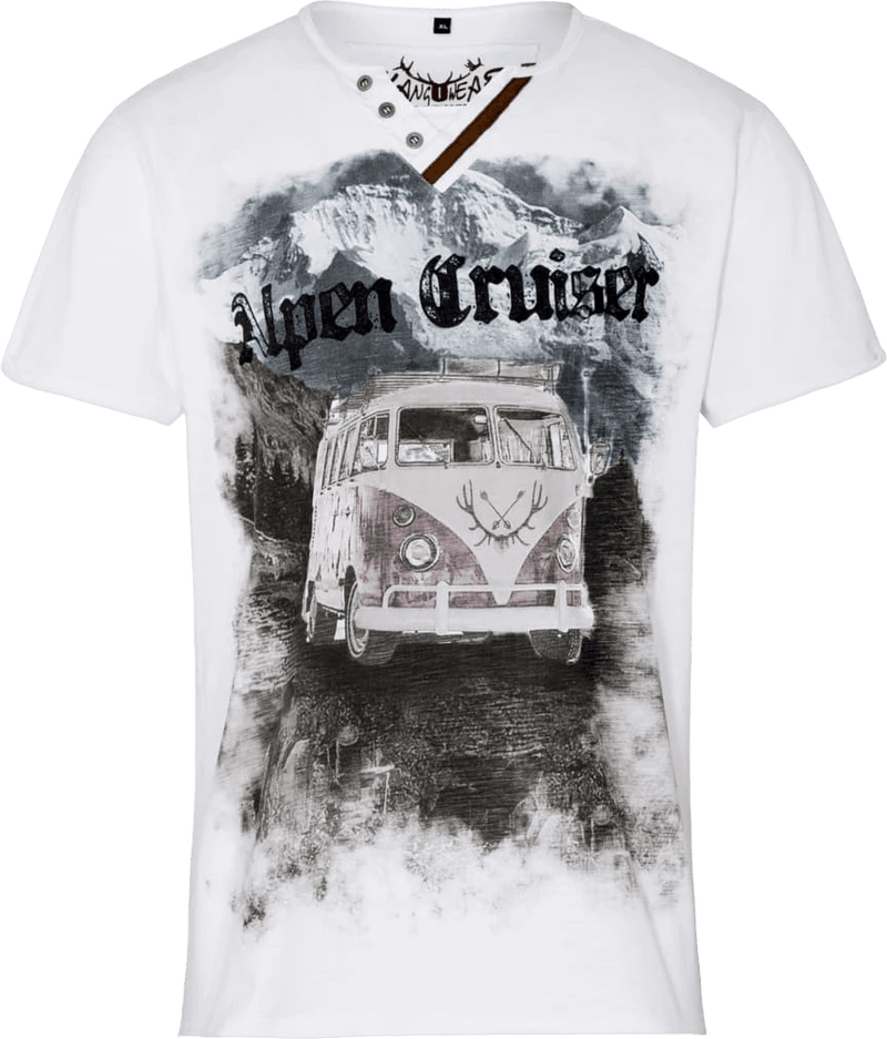 MODELL: ALPEN CRUISER IN ÜBERGRÖSSE - T-Shirts & Polos - Trachtenflirt