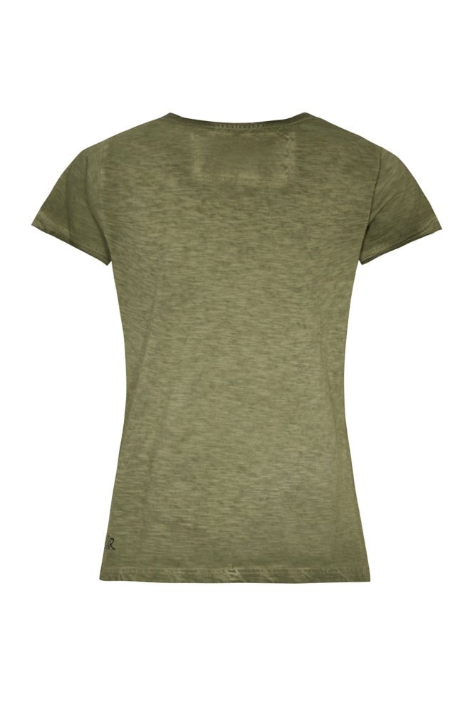 BERIT Rückenansicht – Hangowear Damen Trachten-Shirt